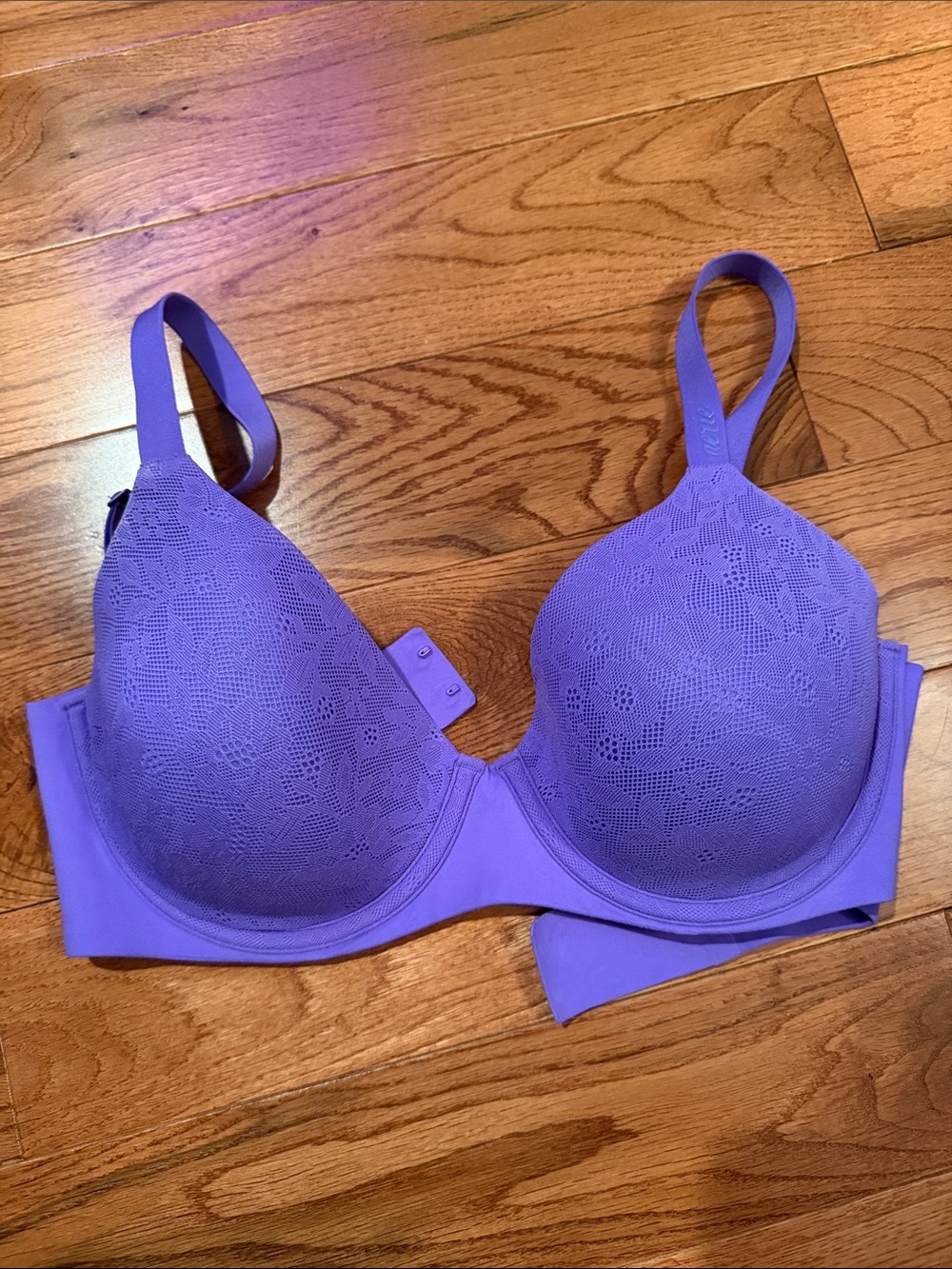 aerie Purple Lace Full-Coverage T-Shirt Bra